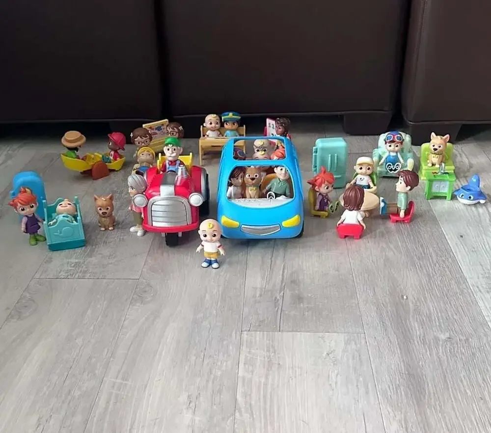 Cocomelon Large Assortment of Figures, Vehicles, and Accessories Playset